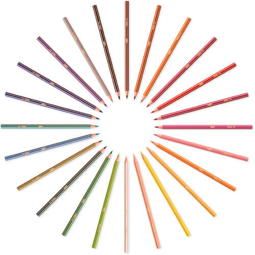 BIC Kids-Tropicolors 2-Ink-Assorted Colours-24-Colouring Pencils